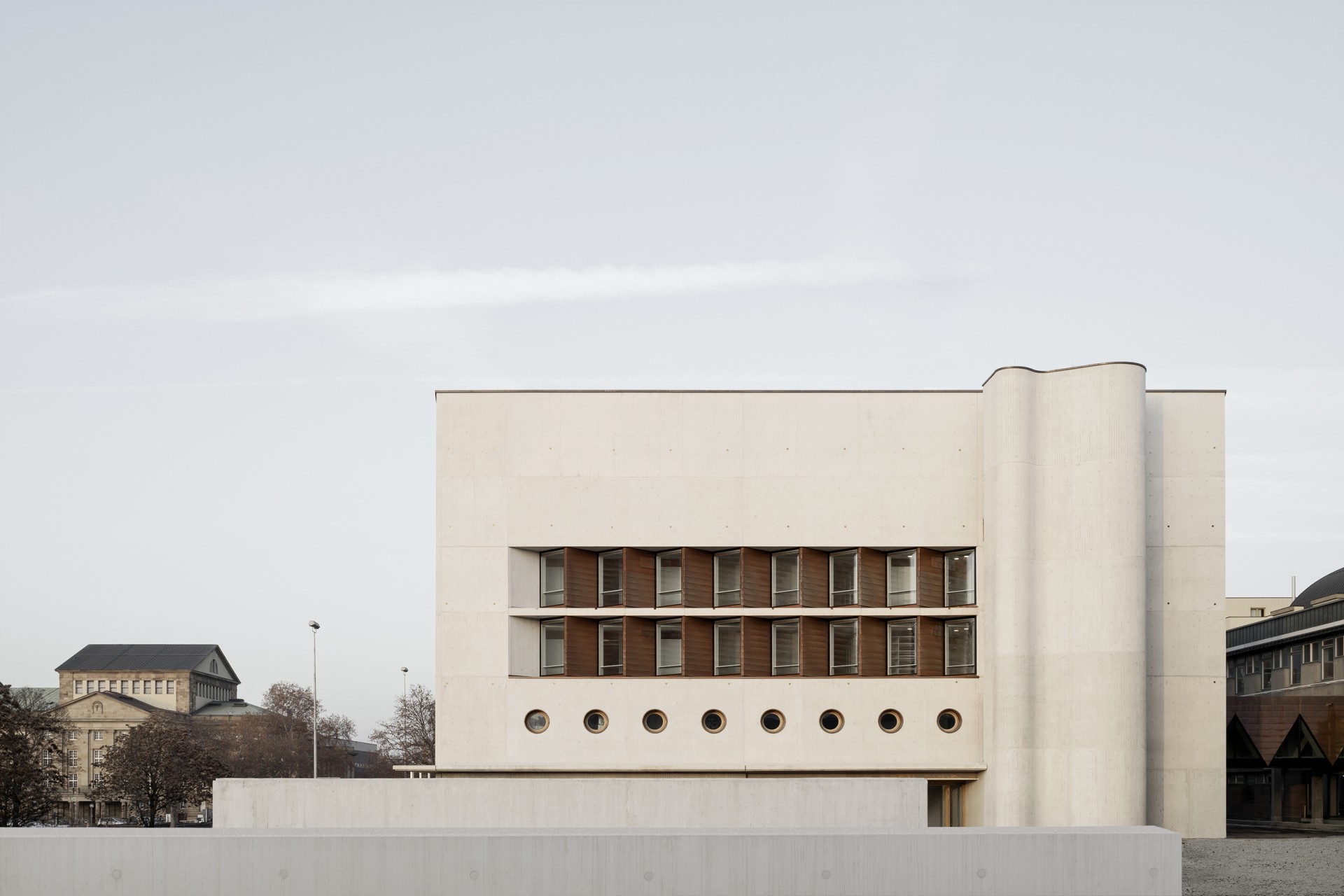 Annex to the Württemberg State Library in Stuttgart